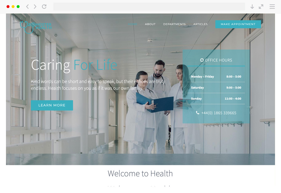 health-website-theme